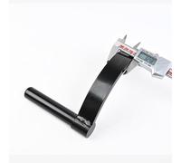 Bulevisiter Repose-outils en alliage d'acier pour tours de travail du bois, design incurvé avec dessus fin pour tourner et sculpter des bols, pour une construction durable, compatible avec mini bois