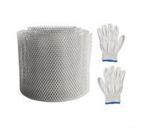 Bulevisiter Rouleau de protection extensible en aluminium pour gouttière de toit avec propriétés antirouille 12,7 cm x 6 m