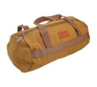 Bulevisiter Sac de rangement en toile pour outils d'extérieur pour camping, tente, piquets, clous et marteaux, organiseur avec poignée, 36 x 18 x 18 cm, jaune
