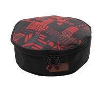 Bulevisiter Sac de Rangement Pique-nique pour Camping Randonnée Imperméable Oxford Tissu Organisateur de Vaisselle avec Doublure Éponge 23,5 x 23,5 x 8 cm Compatible avec Assiettes Bols