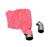 Bulevisiter Sac de récupération de poussière de rechange pour ponceuse à bande 9403/110, couvercle anti-poussière avec connecteur, tissu et construction en plastique pour un ponçage efficace de la