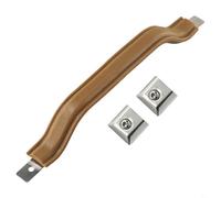 Bulevisiter Sangle de poignée de porte intérieure en plastique marron clair, remplacement direct compatible avec CJ5 1976-1983 CJ7 1976-1986 CJ8 1981-1986 pour Wrangler YJ 1987-1995 intérieur