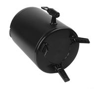 Bulevisiter Seau à boisson isotherme pour camping en plein air - Plastique isotherme de qualité alimentaire avec robinet en résine, rétention thermique double couche pour le chaud et le froid (noir, 8