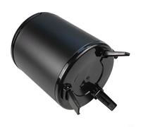 Bulevisiter Seau à boisson isotherme pour camping en plein air - Plastique isotherme de qualité alimentaire avec robinet en résine, rétention thermique double couche pour le chaud et le froid (noir, 6