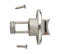 Bulevisiter Siphon de cale de bateau pour utilisation marine | Bouchon de 25 mm en acier inoxydable 316 avec joint torique | Anti-fuite réglable pour yachts, kayaks, puits de poissons