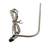 Bulevisiter Sonde à viande en acier inoxydable pour grills TRAEGER, capteur PT1000 de 3,5 mm, compatible avec la série Traeger Pellet Grill et les contrôleurs numériques (noir)