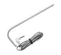 Bulevisiter Sonde à viande en acier inoxydable pour grills TRAEGER, capteur PT1000 de 3,5 mm, compatible avec la série Traeger Pellet Grill et les contrôleurs numériques (blanc)