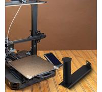 Bulevisiter Support de filament compatible avec les filaments PLA/ABS/Nylon//bois, support en métal pour Kobra série 2, 130 x 110 x 90 mm, noir