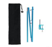 Bulevisiter Support de lanterne de camping pliable en alliage d'aluminium pour table de 3 cm d'épaisseur, support léger et portable pour camping, randonnée avec réglable