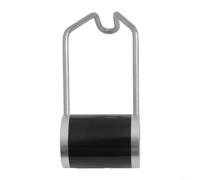 Bulevisiter Support de phare avant en alliage d'aluminium compatible avec pliable pour vélo, finition anodisée, pour une installation facile 85,5 x 38 mm, noir et blanc