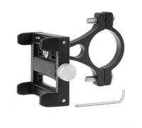 Bulevisiter Support de téléphone en alliage d'aluminium pour téléphone résistant aux chocs pour appareils de 4,7 à 6,4 pouces, léger pour support de navigation de vélo, compatible avec et (noir)