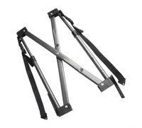 Bulevisiter Support d'extension modifié pour chariot utilitaire pliable de 116,8 à 132,1 cm, chariot avec design à clipser, ajoute 35 cm de longueur pour les tentes plus longues et