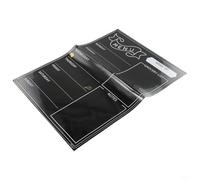 Bulevisiter Tableau blanc magnétique hebdomadaire pour réfrigérateur avec effaçable à sec, 30 x 42 cm, tableau de menu flexible pour l'organisation de la cuisine et les repas familiaux