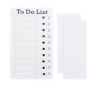Bulevisiter Tableau mémo réutilisable en plastique pour la gestion des tâches de soins aux personnes âgées - Planificateur de listes de choses à faire avec papier de liste de contrôle amovible, PVC