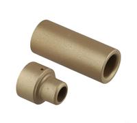 Bulevisiter Tête de matrice étendue en alliage d'aluminium avec revêtement PTFE pour machine à fondre à chaud, compatible avec les outils de montage de tuyaux d'eau PPR de 20 mm/25 mm/32 mm, trou