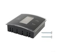 Bulevisiter Thermostat numérique analogique 3316250.712 pour camping-car, remorque, camping-car, compatible avec thermostat thermique, panneau de commande de rechange (noir)