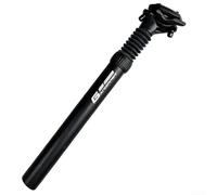Bulevisiter Tige de selle absorbant les chocs en alliage d'aluminium de 350 mm avec angle de serrage réglable et bobine à ressort pour plus de confort, compatible avec 25,4 mm à 34,9 mm de diamètre