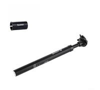 Bulevisiter Tige de selle en alliage d'aluminium avec hauteur réglable et support de selle réversible pour clip double rail, tailles compatibles 27,2/28,6/30,0/30,4/30,8/31,6/33,9 x 400 mm, (30,8 x