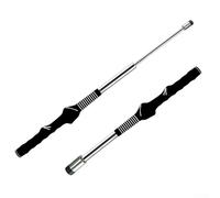 Bulevisiter Tiges d'alignement rétractables pour l'entraînement - Swing Trainer en acier inoxydable avec poignée antidérapante, aide à la pratique intérieure portable pour les golfeurs (extensible à
