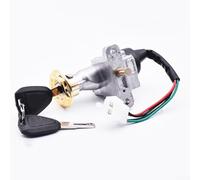 Bulevisiter Verrou de boîtier de batterie électrique avec clé d'allumage marche/arrêt, corps en alliage d'aluminium pour un verrouillage sécurisé et une performance fiable, compatible avec les vélos