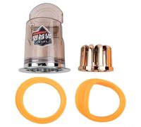 Bulevisiter Way Valve de vidange au sol pour douche, drainage direct par gravité avec structure à bascule à 90°, panier filtre à cheveux amovible compatible avec