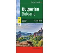 Bulgarie 1/400 000 Edition trilingue allemand-anglais-français - Collectif - Freytag Et Berndt - broché - Atlas / carte