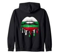 Bulgarie Girl Lips Drip Sweat à Capuche