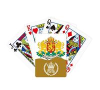 Bulgarie National Emblem Royal Flush Poker Jeu de cartes
