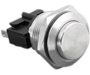 Bulgin MP0031/2 MP0031/2 Bouton-poussoir antivandalisme 250 V/AC 5 A 1 x Off/(On) à rappel (Ø x H) 21.5 mm x 33.8 mm IP66 1 pc(s)