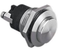 Bulgin MP0037/2 MP0037/2 Bouton-poussoir antivandalisme 50 V 1 A 1 x Off/(On) à rappel (Ø x L) 21.5 mm x 31.8 mm IP68 (étanchéité des platines frontales) 1