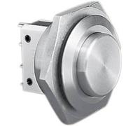 Bulgin MP0038/2 MP0038/2 Bouton-poussoir antivandalisme 250 V/AC 5 A 1 x Off/(On) à rappel (Ø x L) 27.8 mm x 31.2 mm IP66 (étanchéite des platines frontales) 1