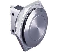 Bulgin MP0038 MP0038 Bouton-poussoir antivandalisme 250 V/AC 5 A 1 x Off/(On) à rappel (Ø x L) 27.8 mm x 25.2 mm IP66 (étanchéite