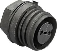 Bulgin PX0931/02/S Cosse cylindrique mâle embase femelle Nombre total de pôles: 2 Série (connecteur rond): PX 1 pc(s)