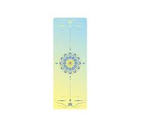 BulgurYe Tapis de yoga * Ligne classique -- Technique de revêtement unique, excellente résistance à l'usure pour une longue durée de vie, motif imprimé vivement, base en caoutchouc naturel, forte
