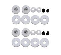 BuliBoao Lot de 2 rouleaux de vitre arrière de rechange pour GM Chevy GTO Malibu Skylark F85 442 Lemans Tempest 1968-1972