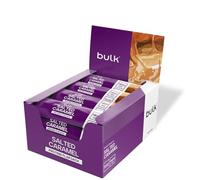 Bulk Barre Flapjack Protéinée | Caramel Salé | 15 g de protéines | En-cas moelleux à l’avoine | Texture fondante, format de poche | Pratique, délicieux apport en protéines | Boîte de 12