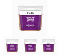 Bulk Beurre de Cacahuète, Croustillant, 1 kg (Lot de 4)