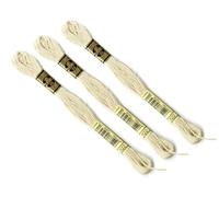 Bulk Buy : DMC Faden Sechs Fil de broderie en coton - 7,95 m, 822, 3 x 8m Skeins