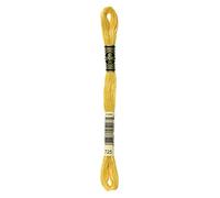 Bulk Buy : DMC Faden Sechs Fil de broderie en coton - 7,95 m, Coton, Topaze, 12-Pack De