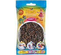 Bulk Buy:Hama Dark Brown 207-12 Color Midi Beads 1,000 Count (3 Pack)