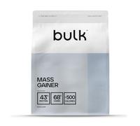 Bulk Gainer Prise De Masse, Shake protéiné en poudre, gainer, glutamine, Poudre de Protéine Gain de Masse, Vanille, 2,5 kg