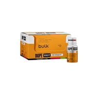 Bulk Dope Shots Boisson pré-entraînement | Fraise & Citron Vert | Boîte de 12 shots de 60 ml | 200 mg de caféine et 3,2 g de bêta-alanine | Soutient l'énergie et la concentration à la salle de sport