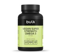 Bulk Gélules Végétaliennes Aux Omega 3, 1 200 mg d’huile d’algues, 384 mg de DHA et 128 mg d’EPA par portion, haute concentration, Vegan, Super Strength, 60 Gélules