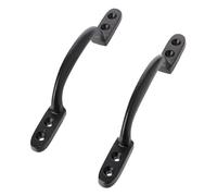Bulk Hardware BH00060 Paquet de 2 Poignées anciennes 150 mm Noir