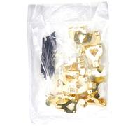 Generique Crochets pour cadre BH00084 numéro 3 – électro-laiton, fixation double – Paquet de 25