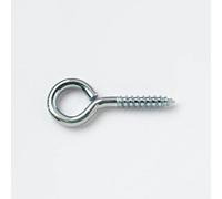 Bulk Hardware BH00105 Vis à œil en Acier plaqué au zinc, 45 mm, Set de 10 Pièces