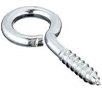 Bulk Hardware BH00106 Paquet de 12 Vis à œil en acier plaqué Gris