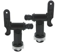 Bulk Hardware BH00133 Paquet de 2 Robinets de cuve avec écrou