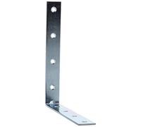 Bulk Hardware BH00160 Paquet de 10 Equerres d'angle plaquées 150 mm Zinc Brillant