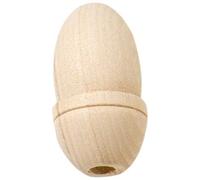 Bulk Hardware BH00345 Paquet de 2 Glands de tirage de cordon en bois